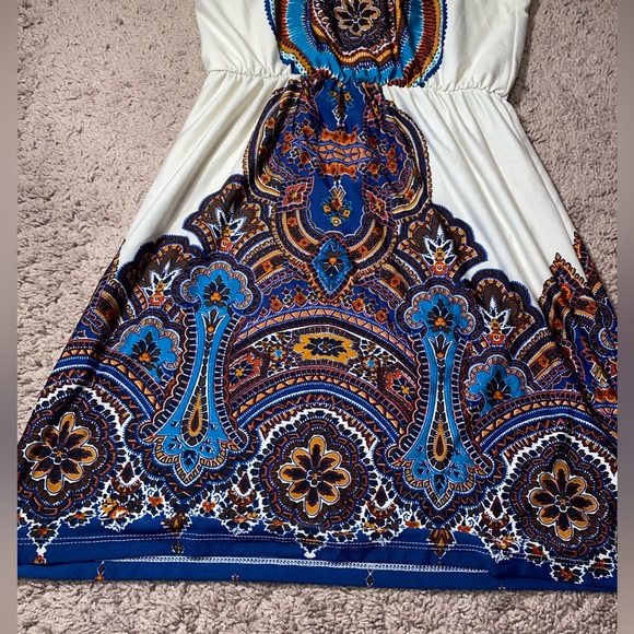 Charlotte Russe Women’s Strapless Boho Print Paisley Dance Dress Size Medium - Picture 11 of 11